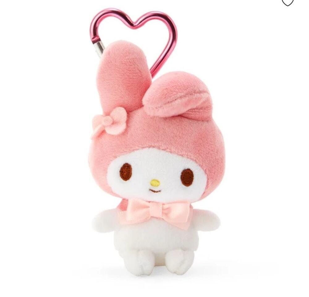 My Melody Mini Mascot Heart Shape Key Ring Sanrio Original 2023 Kawaii Decor